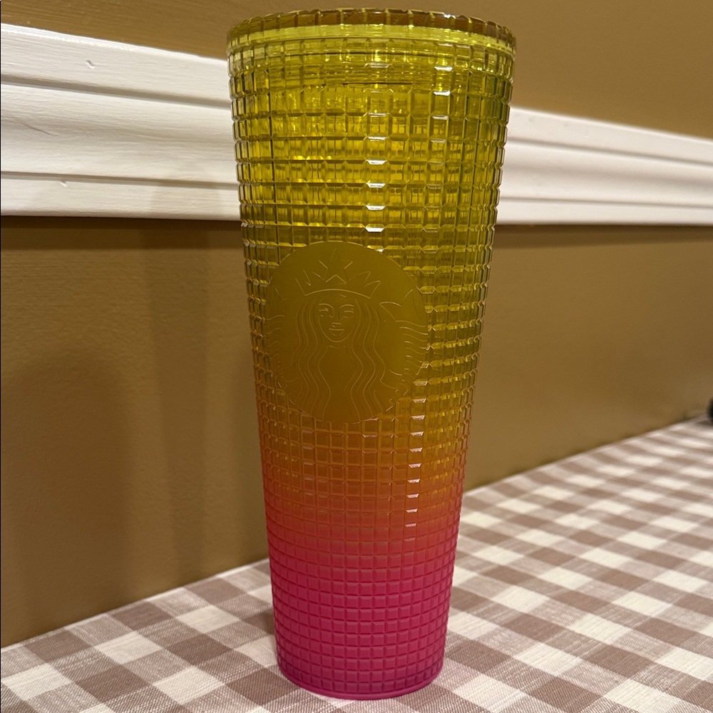Starbucks Gradient Tumbler in Yellow and Pink